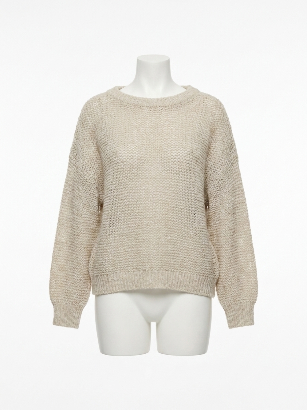 NEW NIA pablo sheer sweater in grey